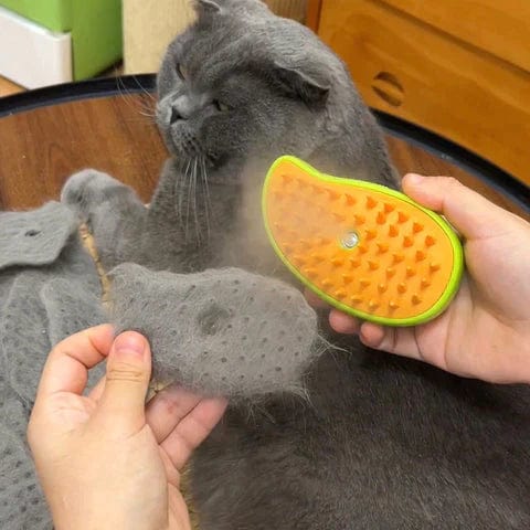 🐱Hot Sale🐱 Mango Shaped Steamy Cat Brush 🐱