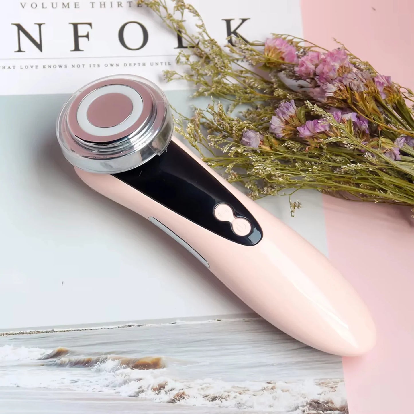 Masajeador de cuello ANTIPAPADA + Masajeador Facial frio/calor Antiarrugas + Mascarilla de té verde - Afrodita