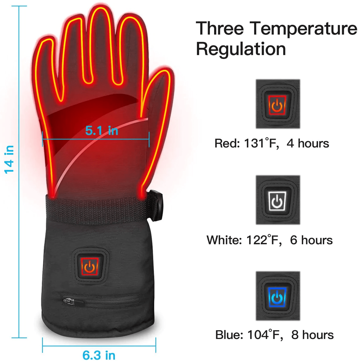 ElectricGloves® Rechargeable Heated Gloves