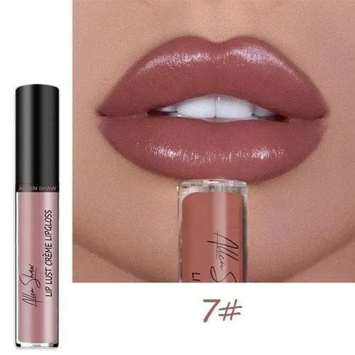 12 Color Long Lasting Moist Lip Gloss Plumper Liquid Lipstick