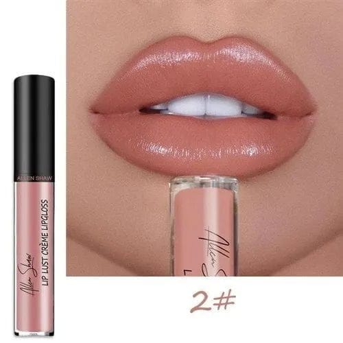 12 Color Long Lasting Moist Lip Gloss Plumper Liquid Lipstick