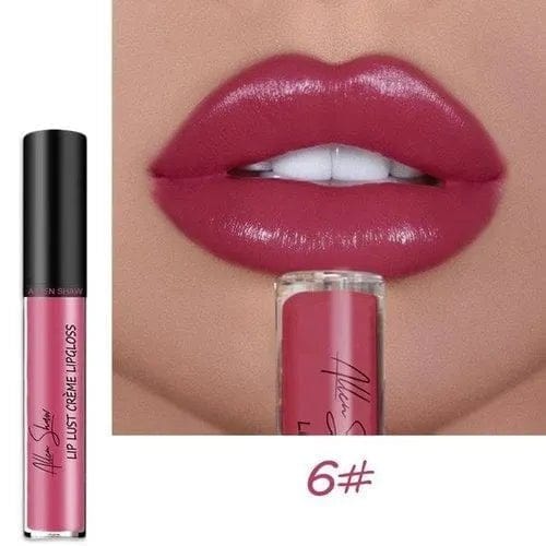 12 Color Long Lasting Moist Lip Gloss Plumper Liquid Lipstick