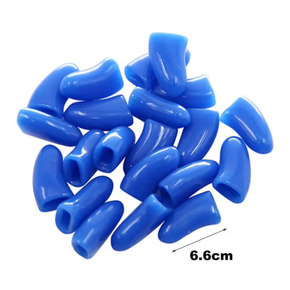 20Pcs Soft Silicone Pet Nail Caps for Dogs & Cats – Anti-Scratch Protective Covers