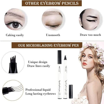New Micro Fork Tip Waterproof Eyebrow Pencil