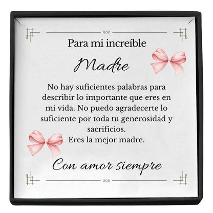 Pack Amor Incondicional | Pulsera Ajustable "Recuerda que Te Quiero Mamá"