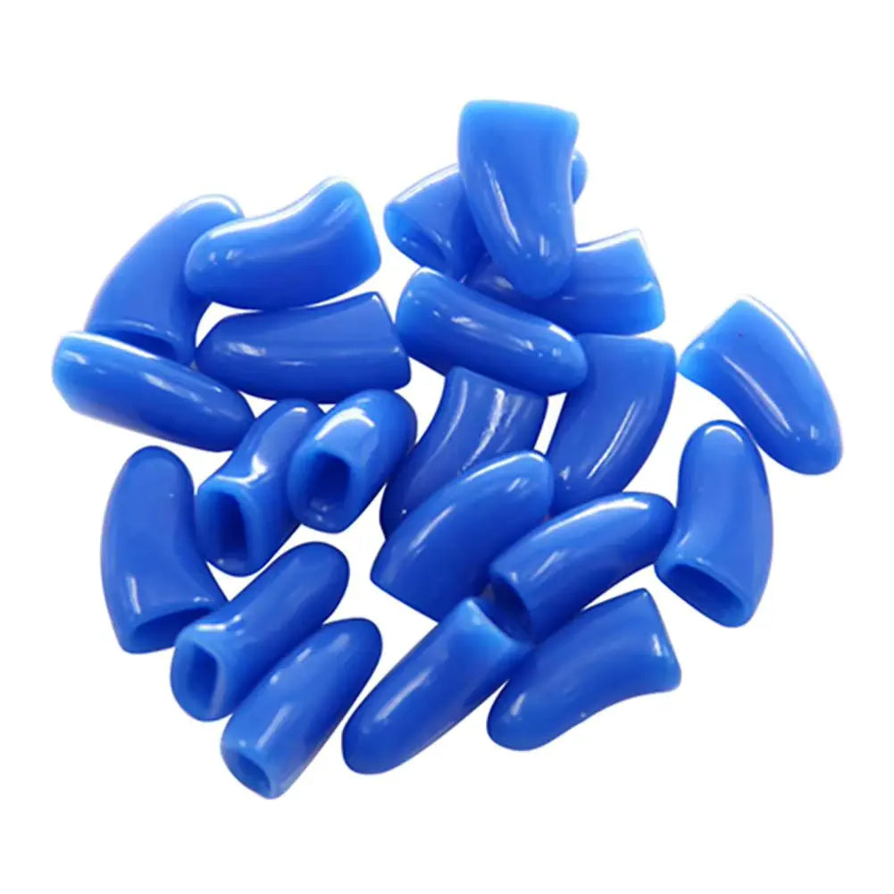 20Pcs Soft Silicone Pet Nail Caps for Dogs & Cats – Anti-Scratch Protective Covers