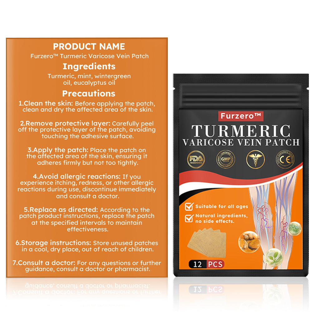 Furzero™  Turmeric Varicose Vein Patch