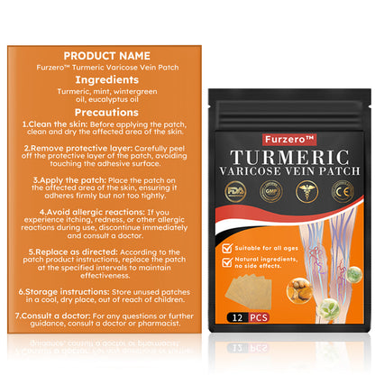Furzero™  Turmeric Varicose Vein Patch