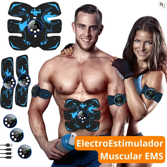 Electroestimulador EMS™ - Pack Abdominales, Brazos y Muslos.