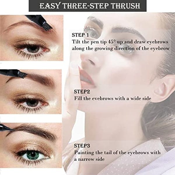 New Micro Fork Tip Waterproof Eyebrow Pencil