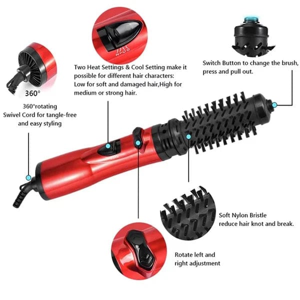 3 in 1 Hot Air Styler and Rotating Hair Dryer