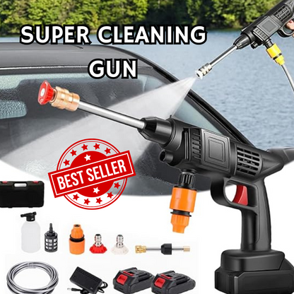 Hidrolimpiadora de alta presión - SUPER CLEANING GUN + 2 baterías GRATIS