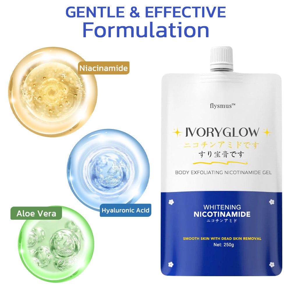 flysmus™ IvoryGlow Body Exfoliating Nicotinamide Gel