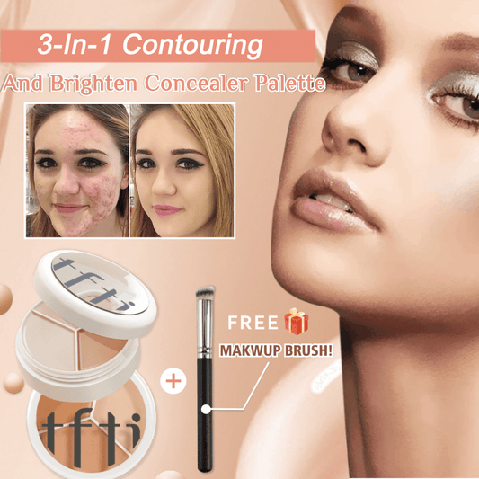 TIFITM 3-In-1 Contouring & Brighten Concealer Palette