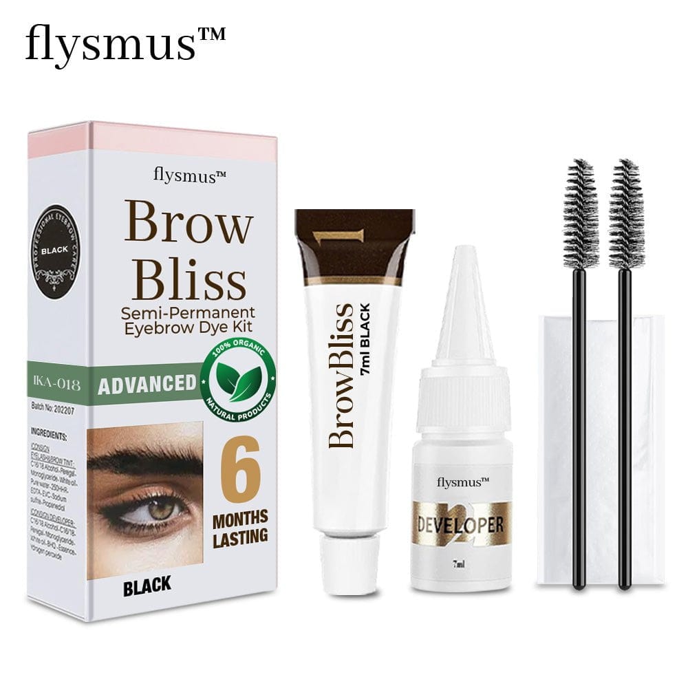 Flysmus™ BrowBliss Semi-Permanent Eyebrow Tinting Kit