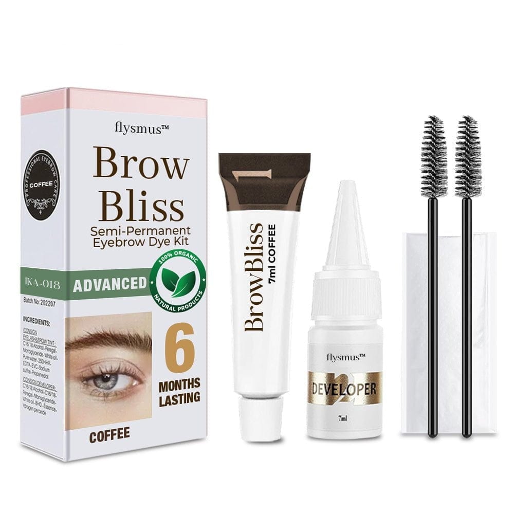 Flysmus™ BrowBliss Semi-Permanent Eyebrow Tinting Kit
