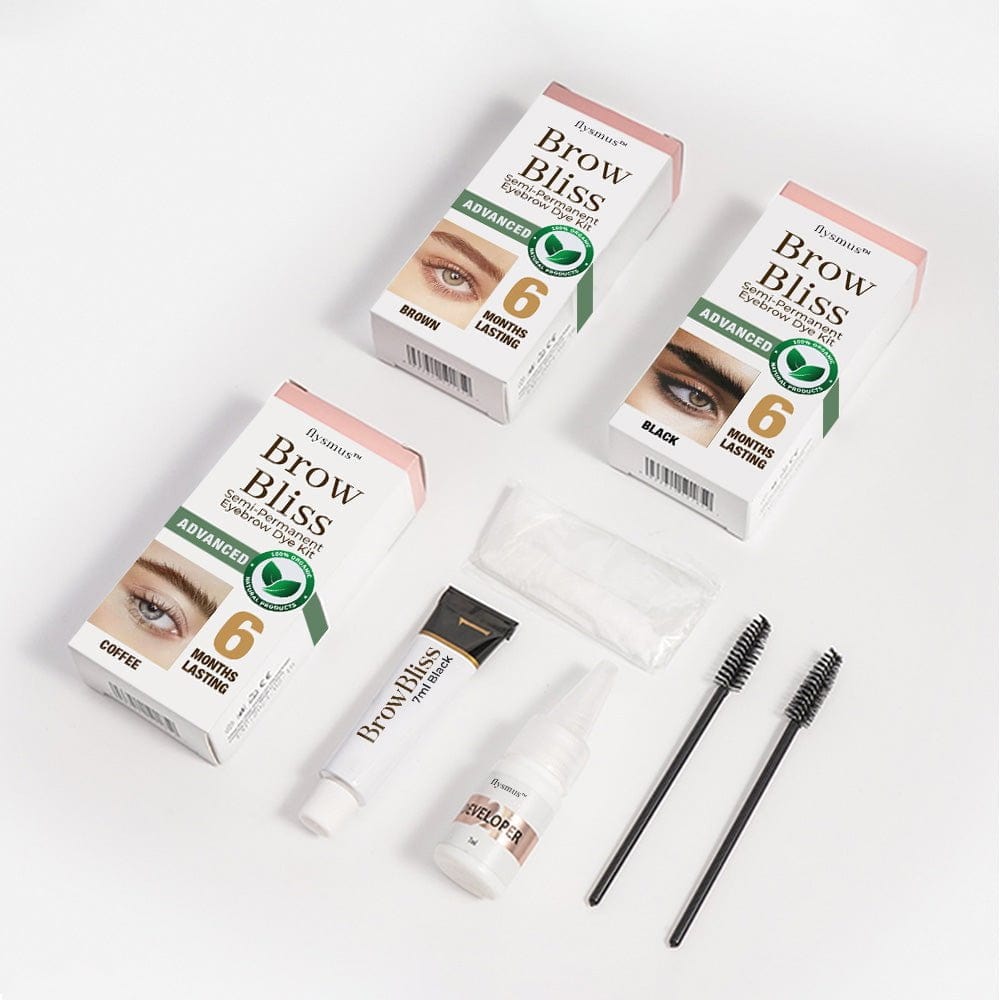 Flysmus™ BrowBliss Semi-Permanent Eyebrow Tinting Kit