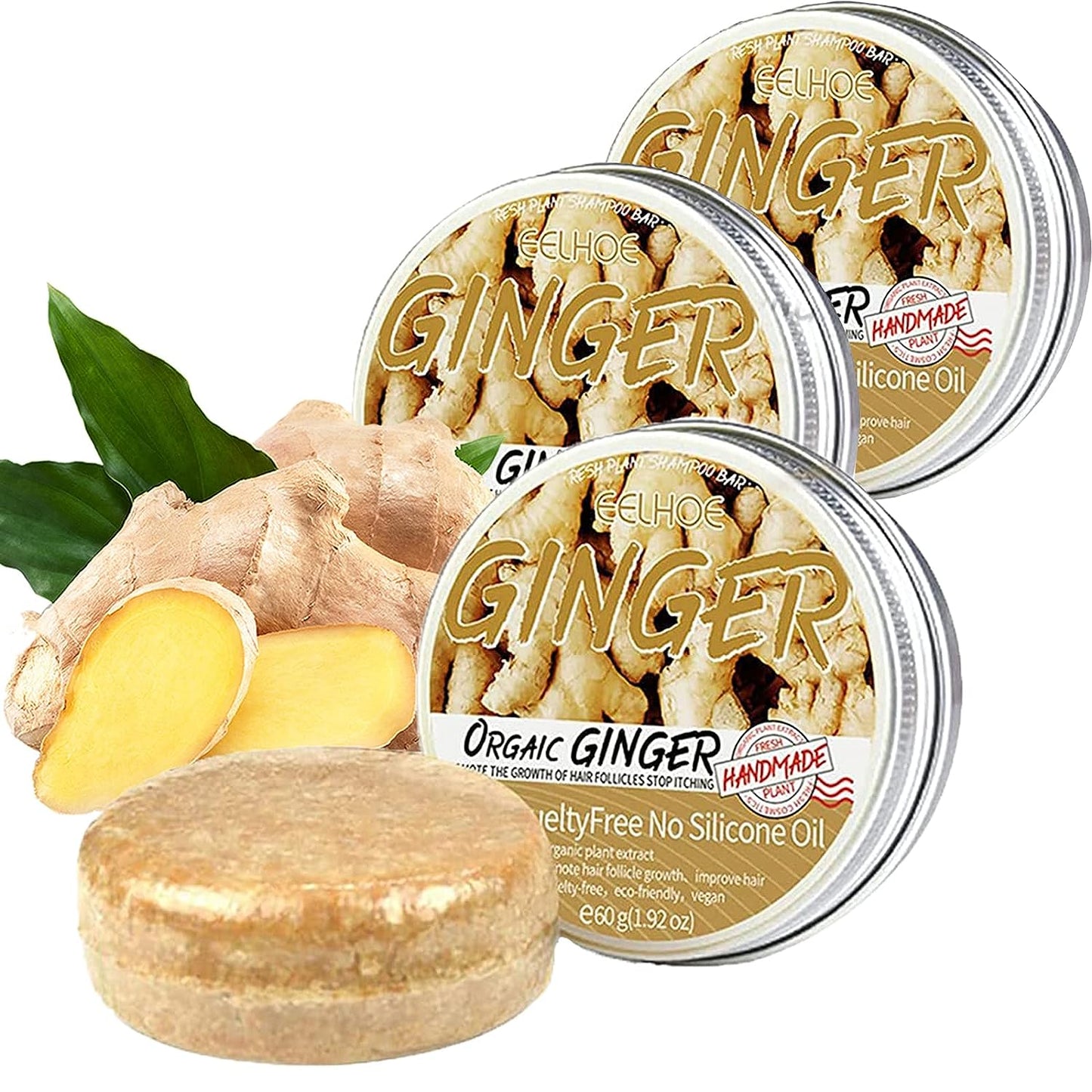 Ginger Hair Regrowth Shampoo Bar