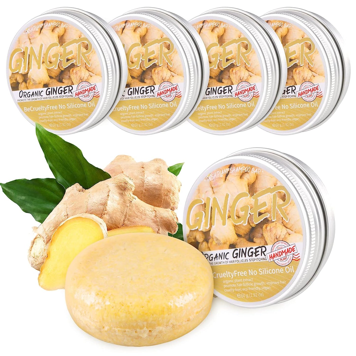 Ginger Hair Regrowth Shampoo Bar