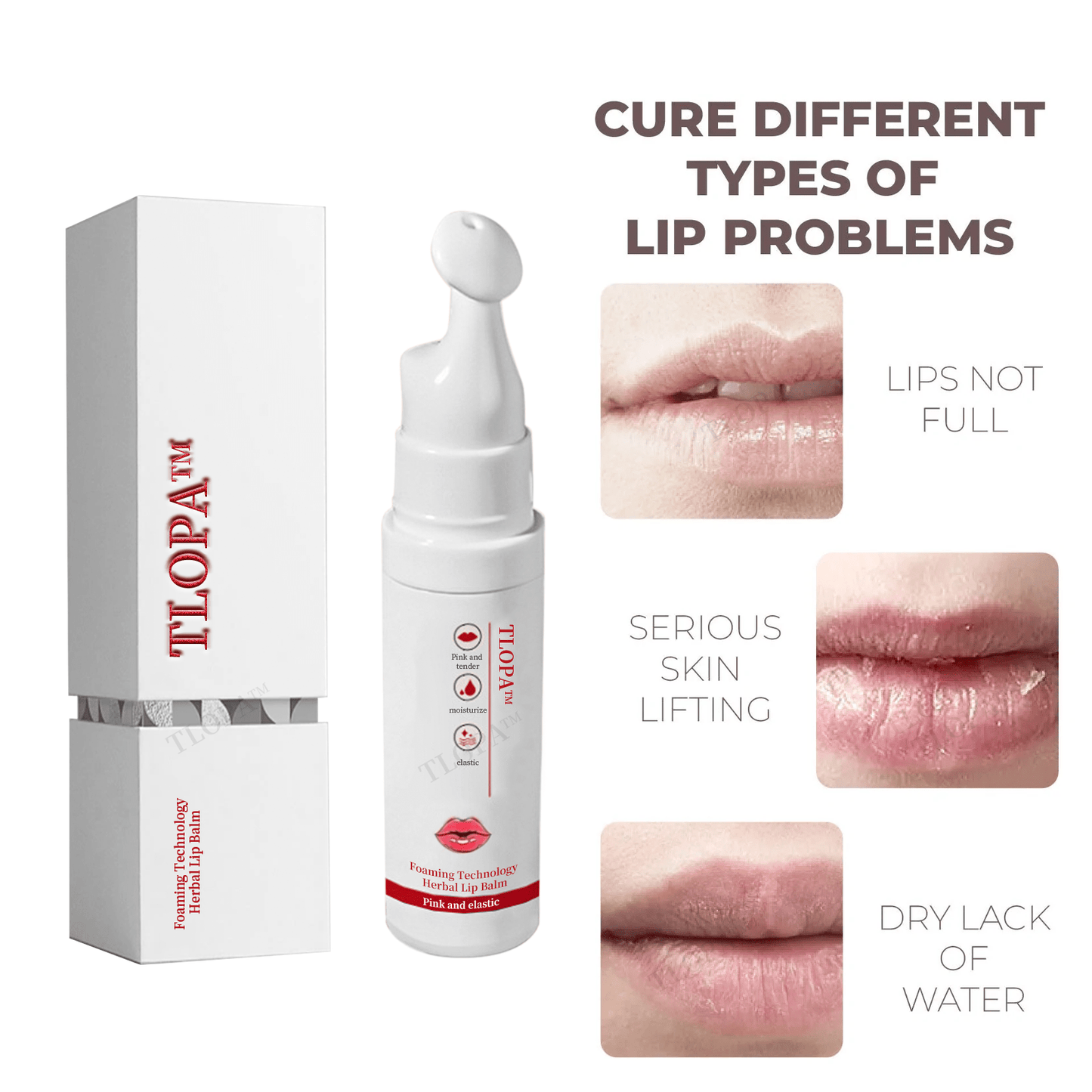 [Official Brand Store]💎💎2024 TLOPA™ Foaming Technology Herbal Lip Balm