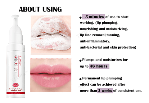 [Official Brand Store]💎💎2024 TLOPA™ Foaming Technology Herbal Lip Balm