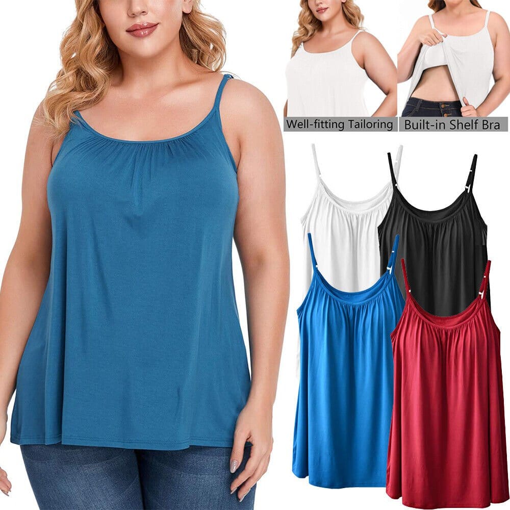 🩱2 IN 1🩱 Tank With Built-In Bra