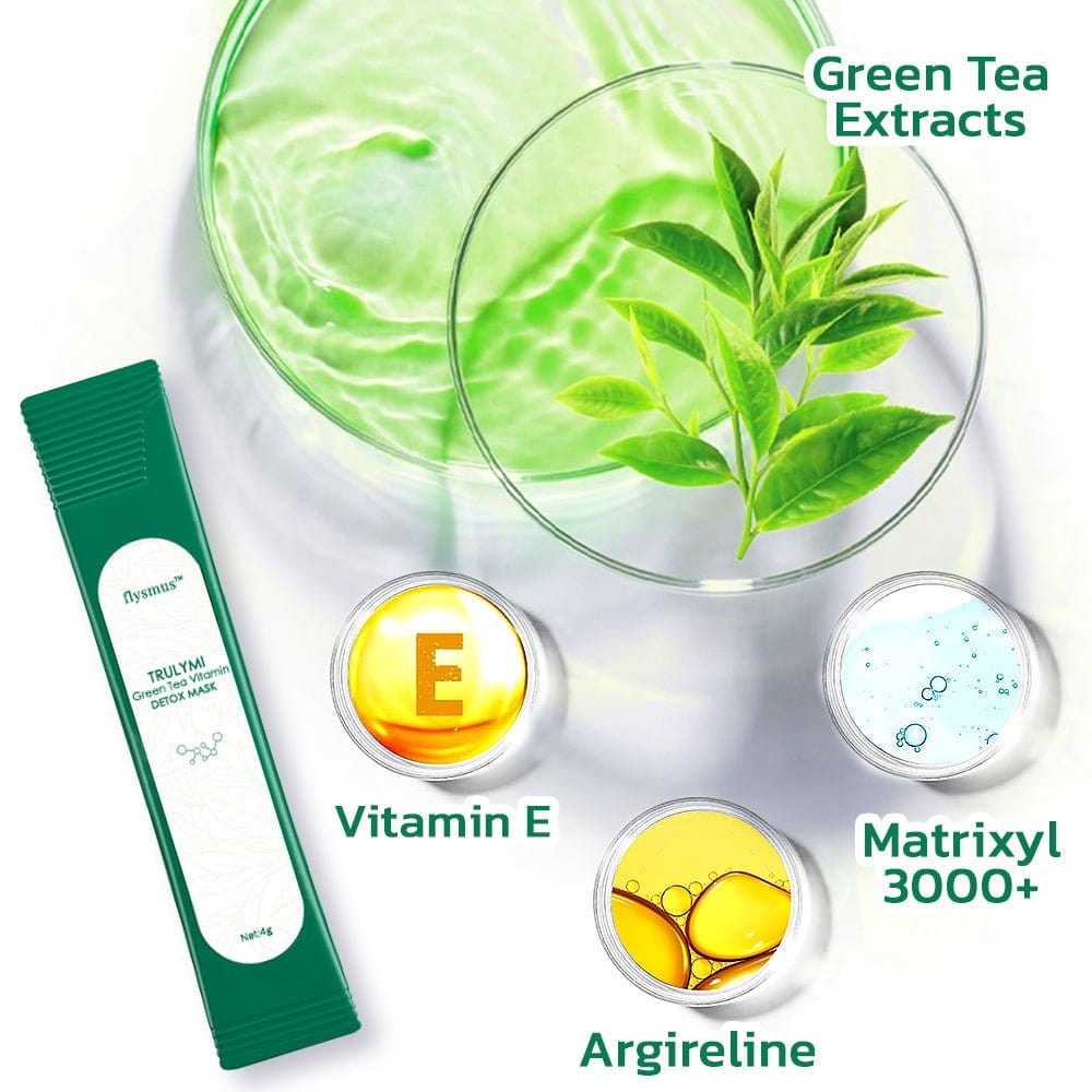 Flysmus™ TRULYMI Green Tea Vitamin Detox Mask