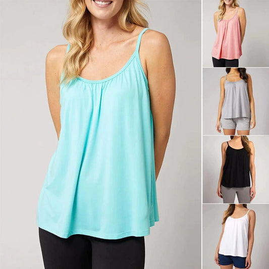 🩱2 IN 1🩱 Tank With Built-In Bra